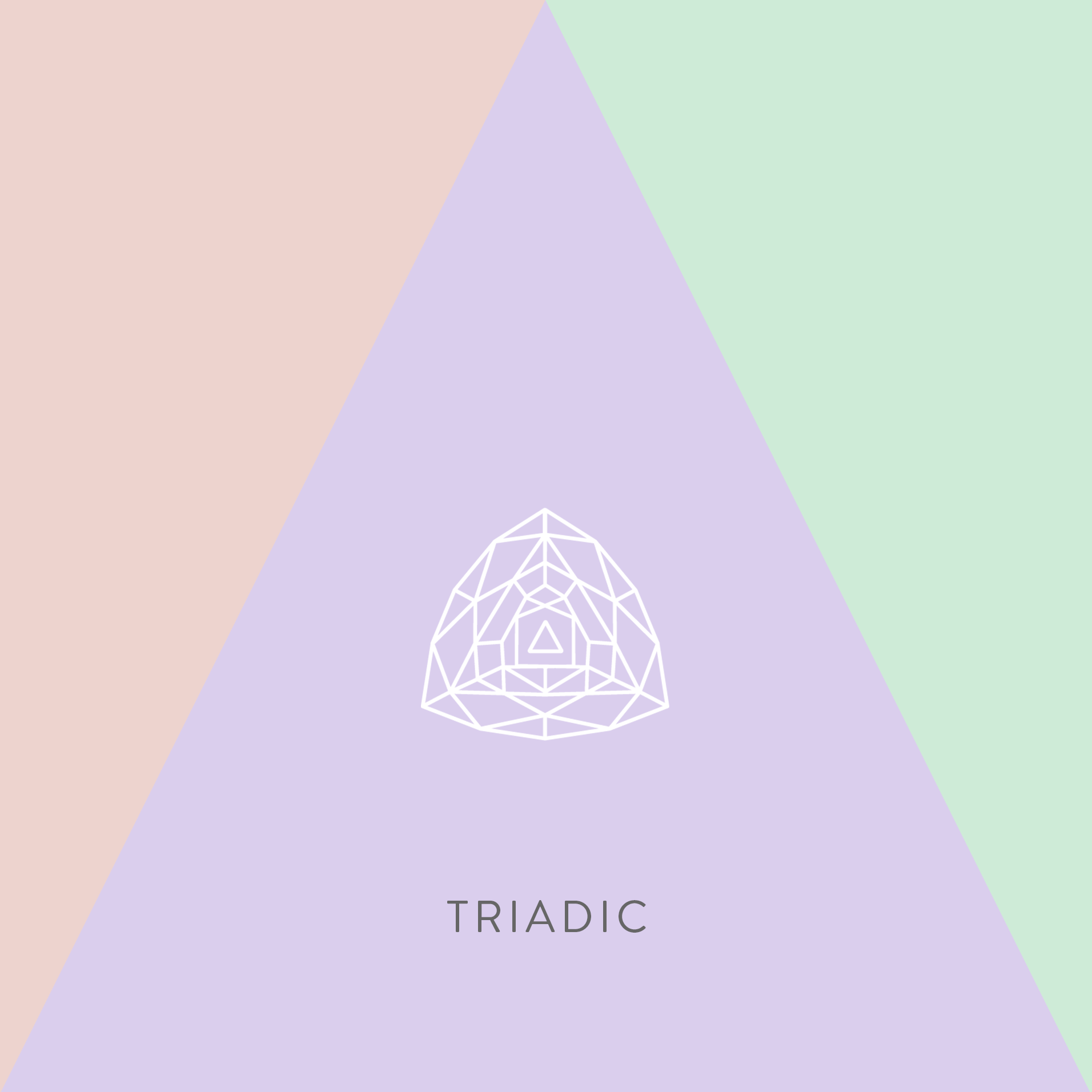 Triadic Colors of the hex code daceed